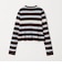 【WEB限定 Wardrobe DAILY MINIMAL】ボーダー ペプラムニットカーディガン
