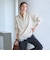 【WEB限定 Wardrobe DAILY MINIMAL】ダンボールジャージー ハーフジッププルオーバー