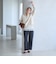 【WEB限定 Wardrobe DAILY MINIMAL】ダンボールジャージー ハーフジッププルオーバー