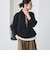 【WEB限定 Wardrobe DAILY MINIMAL】ダンボールジャージー ハーフジッププルオーバー