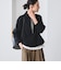 【WEB限定 Wardrobe DAILY MINIMAL】ダンボールジャージー ハーフジッププルオーバー