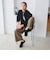 【WEB限定 Wardrobe DAILY MINIMAL】ダンボールジャージー ハーフジッププルオーバー