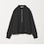 【WEB限定 Wardrobe DAILY MINIMAL】ダンボールジャージー ハーフジッププルオーバー