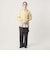 【WEB限定 Wardrobe DAILY MINIMAL】ダンボールジャージー ハーフジッププルオーバー