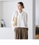 【WEB限定 Wardrobe DAILY MINIMAL】スカーフ ボウタイブラウス ウォッシャブル