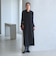 【WEB限定 Wardrobe DAILY MINIMAL】ダブルクロス スキッパーワンピース ウォッシャブル