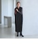 【WEB限定 Wardrobe DAILY MINIMAL】ダブルクロス スキッパーワンピース ウォッシャブル