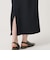 【WEB限定 Wardrobe DAILY MINIMAL】ダブルクロス スキッパーワンピース ウォッシャブル