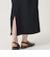 【WEB限定 Wardrobe DAILY MINIMAL】ダブルクロス スキッパーワンピース ウォッシャブル