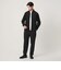 【WEB限定 WARDROBE SMART】 ウールライク ステルスポケット 1P セミワイド パンツ