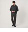 【WEB限定 WARDROBE SMART】 ウールライク ステルスポケット 1P セミワイド パンツ