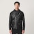【WEB限定 WARDROBE SMART】 シープ ダブル ライダースジャケット