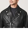 【WEB限定 WARDROBE SMART】 シープ ダブル ライダースジャケット