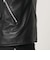 【WEB限定 WARDROBE SMART】 シープ ダブル ライダースジャケット