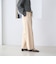 【WEB限定 Wardrobe DAILY MINIMAL】ジャージー タックカーブパンツ ウォッシャブル