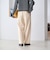 【WEB限定 Wardrobe DAILY MINIMAL】ジャージー タックカーブパンツ ウォッシャブル