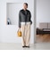 【WEB限定 Wardrobe DAILY MINIMAL】ジャージー タックカーブパンツ ウォッシャブル