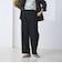 【WEB限定 Wardrobe DAILY MINIMAL】ジャージー タックカーブパンツ ウォッシャブル
