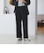 【WEB限定 Wardrobe DAILY MINIMAL】ジャージー タックカーブパンツ ウォッシャブル