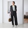 【WEB限定 Wardrobe DAILY MINIMAL】ジャージー タックカーブパンツ ウォッシャブル