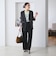 【WEB限定 Wardrobe DAILY MINIMAL】ジャージー タックカーブパンツ ウォッシャブル