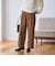 【WEB限定 Wardrobe DAILY MINIMAL】ジャージー タックカーブパンツ ウォッシャブル