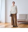 【WEB限定 Wardrobe DAILY MINIMAL】ジャージー タックカーブパンツ ウォッシャブル