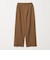 【WEB限定 Wardrobe DAILY MINIMAL】ジャージー タックカーブパンツ ウォッシャブル