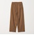 【WEB限定 Wardrobe DAILY MINIMAL】ジャージー タックカーブパンツ ウォッシャブル