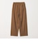 【WEB限定 Wardrobe DAILY MINIMAL】ジャージー タックカーブパンツ ウォッシャブル