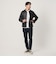 【WEB限定 WARDROBE SMART】 シープ シングル ライダースジャケット