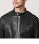 【WEB限定 WARDROBE SMART】 シープ シングル ライダースジャケット