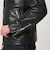【WEB限定 WARDROBE SMART】 シープ シングル ライダースジャケット