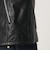 【WEB限定 WARDROBE SMART】 シープ シングル ライダースジャケット