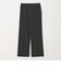 【WEB限定 Wardrobe DAILY MINIMAL】ダブルクロス フレアパンツ ウォッシャブル