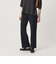【WEB限定 Wardrobe DAILY MINIMAL】ダブルクロス フレアパンツ ウォッシャブル