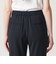 【WEB限定 Wardrobe DAILY MINIMAL】ダブルクロス フレアパンツ ウォッシャブル