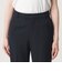 【WEB限定 Wardrobe DAILY MINIMAL】ダブルクロス フレアパンツ ウォッシャブル