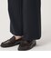 【WEB限定 Wardrobe DAILY MINIMAL】ダブルクロス フレアパンツ ウォッシャブル
