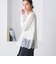 【WEB限定 Wardrobe DAILY MINIMAL】ヘムレース ブラウス ウォッシャブル