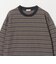 ラフィー マルチ ボーダー クルーネック カットソー
