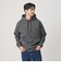 【WEB限定 WARDROBE SMART】ダブルニット ロゴ スウェットフーディ/セットアップ対応 【抗菌・防臭】