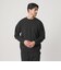 【WEB限定 WARDROBE SMART】ダブルニット ロゴ クルーネック スウェット/セットアップ対応【抗菌・防臭】