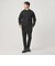 【WEB限定 WARDROBE SMART】ダブルニット ロゴ クルーネック スウェット/セットアップ対応【抗菌・防臭】