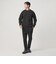 【WEB限定 WARDROBE SMART】ダブルニット ロゴ クルーネック スウェット/セットアップ対応【抗菌・防臭】