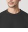 【WEB限定 WARDROBE SMART】ダブルニット ロゴ クルーネック スウェット/セットアップ対応【抗菌・防臭】