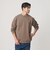 【WEB限定 WARDROBE SMART】ダブルニット ロゴ クルーネック スウェット/セットアップ対応【抗菌・防臭】