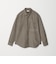 【WEB限定 WARDROBE SMART】スエードライク シャツ