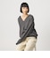 【別注】＜LOGAN knitting mills＞Vネック ニット フーディ