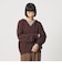 【別注】＜LOGAN knitting mills＞Vネック ニット フーディ